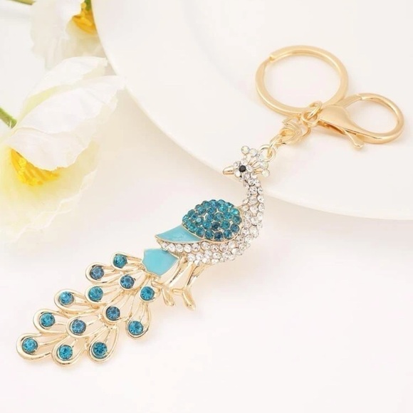 Unique peacock  keychain - Picture 2 of 2